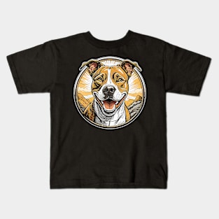 American Staffordshire Terrier dog Kids T-Shirt